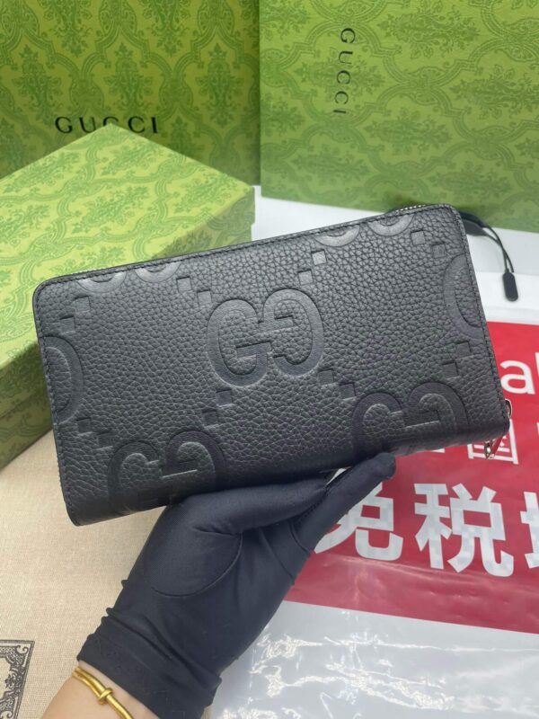 Gucci Jumbo GG zip around wallet