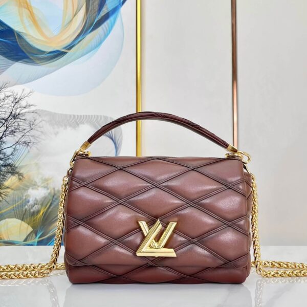 Louis Vuitton GO-14 MM Tan Brown Bag For Women