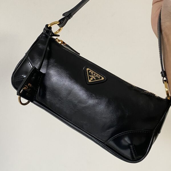 Prada Re-edition Small Leather Shoulder Bag