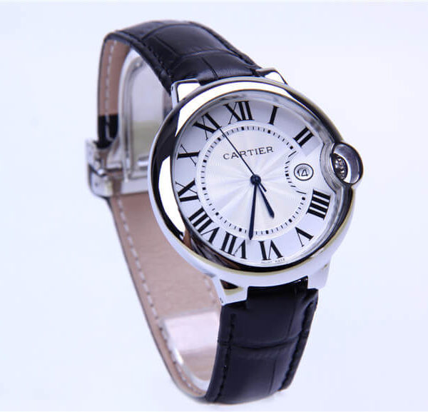 Cartier Ballon Bleu Wrist Watch Unisex 42mm - Black Strap