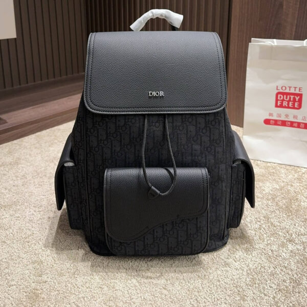 Christian Dior Design Saddle Backpack Bag