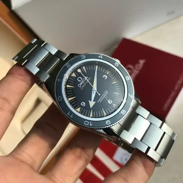 Omega Seamaster Co-Axial Blue Dial Titanium Watch