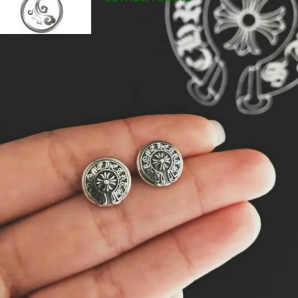 Chrome Hearts Earrings Stud Paris Designer Noah Plein Horse Shoe Logo