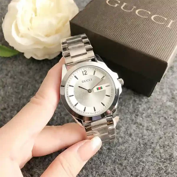 Gucci G-Timeless Men's Stainless Steel Unisex Watch - Silver