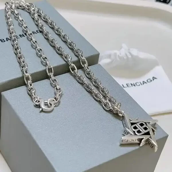 Balenciaga Star Of David Necklace For Men And Women