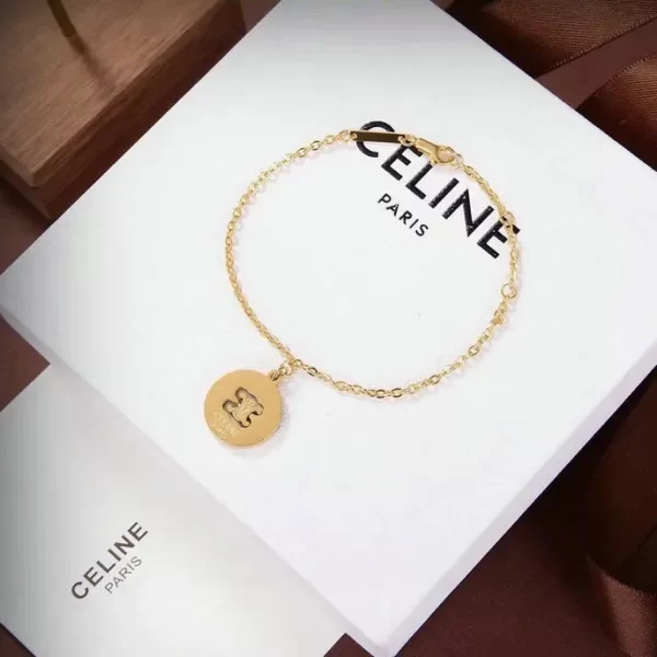 Celine Women Triomphe Articulated Bracelet