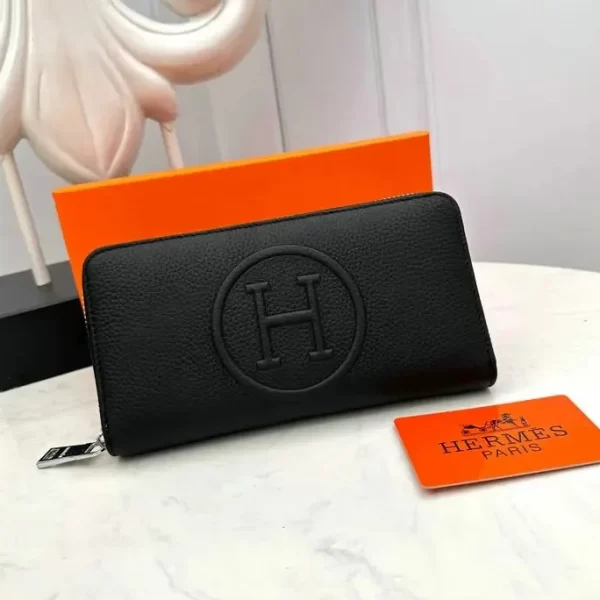 Hermes Birkin Long Wallet To Leather Men's Fashion