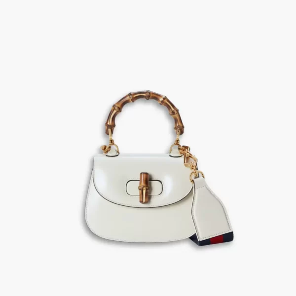 Gucci Bamboo 1947 Mini Bag White Main