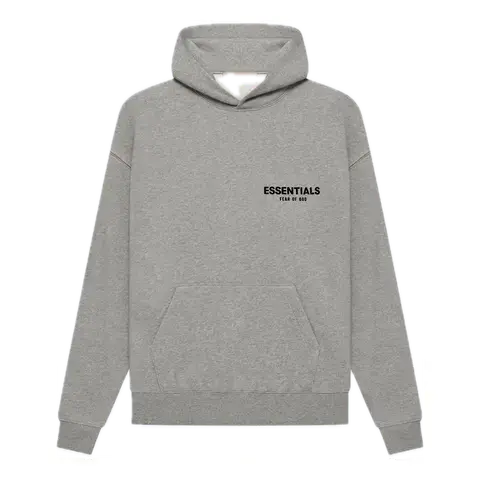 dark oatmeal essentials hoodie